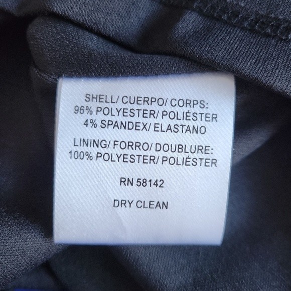 Maggy London | Women's Lace Detail Crepe Pink and Black Dress - Size 16 - Picture 13 of 13